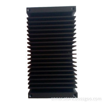 110 x 60 x 35MM Black Anodized Extruded Aluminum Heat Sink